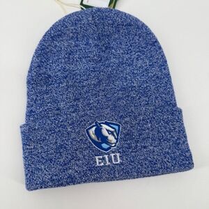 EIU Panthers Blue Marled Knit Beanie Hat Cap University Legacy